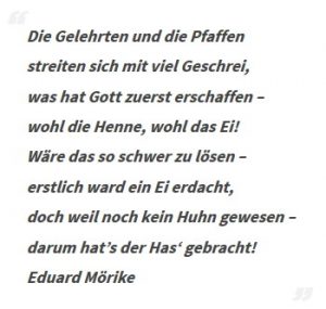 Gedicht von Eduard Mörike
