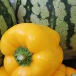 Melone und Paprika